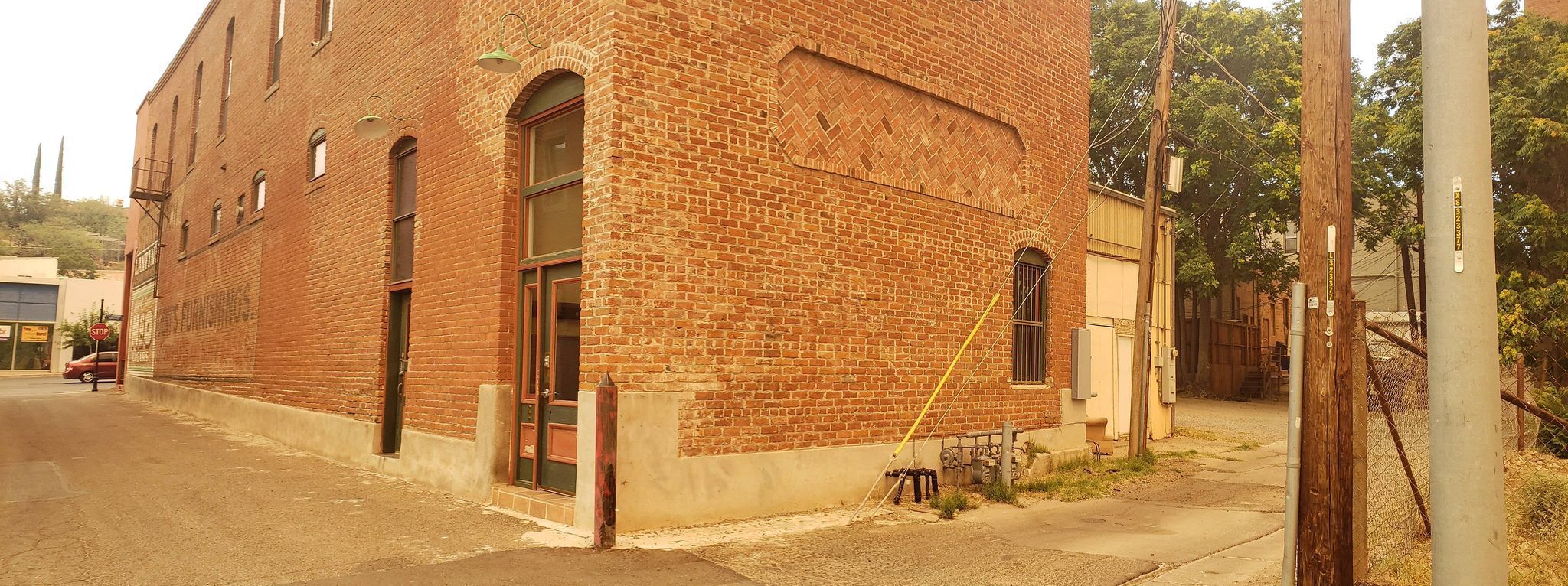 The location of the start of the 1894 fire in Globe